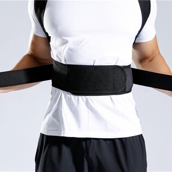 Houding Correctie Brace - Postuur Corrector - M - Zwart