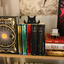 Unikorf 2-delige dierenkattenspion tuindecoratie, zwart