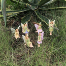 6-delige bloemenfeeën tuinstekerset voor tuin & pot