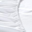 Matrashoes - Ademend & Antibacterieel - Waterdicht - Bescherm uw matras tegen vloeistoffen & allergieën 160x200x30 cm - Wit