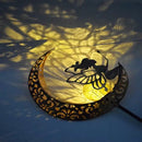 Solar Maanverlichting - Glazen Bollamp Tuinlantaarn