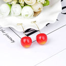 Lichte Rode Kersen Oorhangers - Reitsman Vrouwen Oorbellen