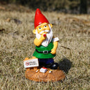 Tuinkabouter met een verboden-rooksymbool- Charmante tuindecoratie-8.5x7.2x14CM