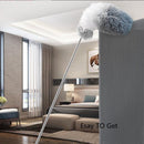 3-in-1 telescoopsteel met plumeau, lamellen- en chenillekop