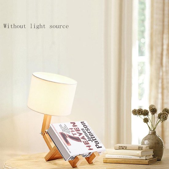 LED bureaulamp met boekenhouder - Scandinavisch design