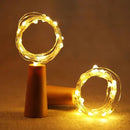 4 stuks Betoverende Wijnkurk-Koperdraadlamp-Creëer Magische Sferen -1 meter lang en met 10 led-lichtjes