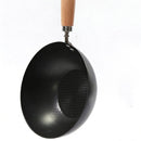 Wokpan - Ø 30 cm - Marmeren Coating - Geschikt voor Inductie, Gas, Elektrisch en Keramisch - Beige Creme - PFAS Vrij
