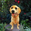Betoverende Golden Retriever Harsdecoratie - Een Charmante Toevoeging aan je Interieur 10.5x11.5x19.51cm