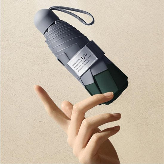 Opvouwbare paraplu - UV zonnescherm SPF 50+ - windproof - groen