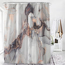 Waterdicht douchegordijn marmer geometrisch extra dik grijs