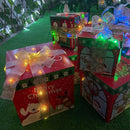 2 Stuks LED Kerstboom Licht Lint- 2m 20 Lichtjes-werkt op Batterij(incl. Batterijen)-kerstdecoratie-Multicolour-zilver