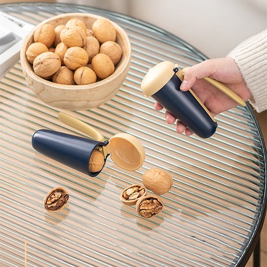 TDR-Multifunctionele notenkraker-met deksel en antisliphandgreep- donkerblauw