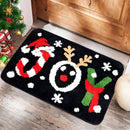 2 stuks Luxe Kerst Vloerkleden– Feestelijke Design – Antislip, Zacht en Waterabsorberend -40x60 cm