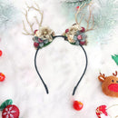 Prachtige Handgemaakte kerst Haarband met Bloemen- en Bessen