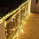 Xtraworks - led lichtstring/lichtsnoer -esdoornblad 10 meter 100 lampjes-wekt op batterij