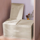 2 Stuks Opbergdoos voor kleding - 50x30x25cm - Crème (2 Stuks)