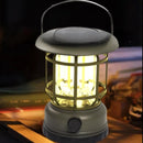 Multifunctionele Compacte Kampeerlamp met Powerbank - Duurzaam, Dimbaar & Waterdicht - USB/Zonne-Energie Opladen - Ideaal voor Outdoor & Tuin