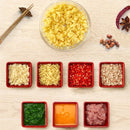 Multihakker Hakmolen met trekkoord - knoflookpers wit