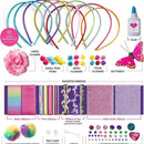 DIY Haarband Knutselset voor Kinderen – Complete Creatieve Haaraccessoire Set – Maak 10 Unieke Haarbanden – Cadeau voor Meisjes – 50+ Onderdelen