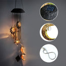 Zonne-maanwindgong met ronde buis Zon, maan en sterwindgong