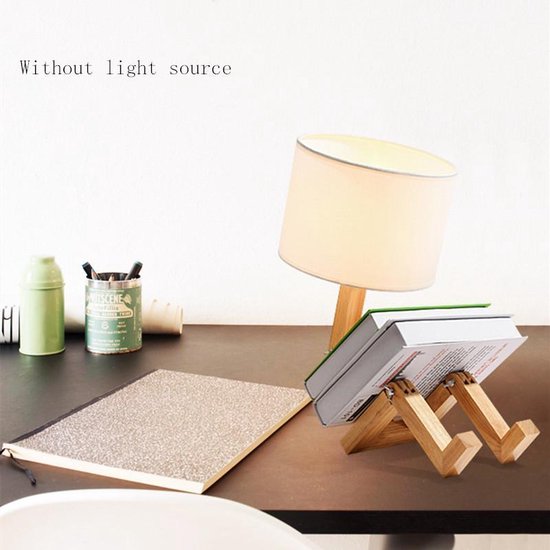 LED bureaulamp met boekenhouder - Scandinavisch design