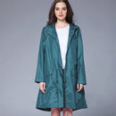 opvouwbare regenjas- waterdicht-met gratis draagtas- One Size- oceaanblauw