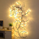 Prachtige LED Takkenrank Wandlamp -2meter lang 144 LED-lampen - Geschikt voor Binnen en Buiten - 8 – afbeelding 4