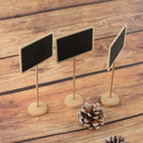 20 stuks Uniek Krijtbord op Houten Standaard- Compacte en St