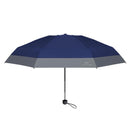 Opvouwbare Paraplu -Windproof- zonnescherm UV-SPF 50+compact en draagbaar- Extra sterk - marineblauw