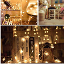 Xtraworks - Led lampjes slinger- decoratieve ster lichtsnoer-werkt op USB-warme kleur 5 meter 30 lampjes