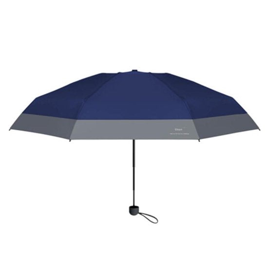 Opvouwbare Windproof Paraplu UV-SPF 50+ - Marineblauw