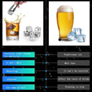 Unikorf Luxe Whiskey Set: 6 Stones, Tang & Doos