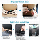 Auto Stoel Organizer - Opbergtas voor achterbank - Universeel - Zwart - 41 x 61 cm