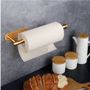 Ronde keukenpapierhouder van roestvrij staal met flexibele i