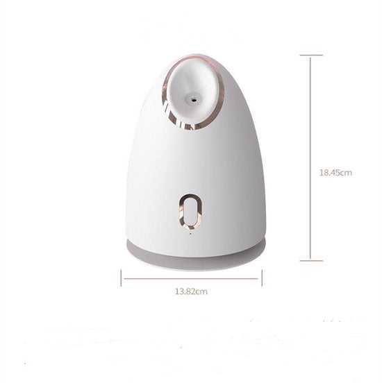 TDR-Gezichtsdampkap voor schoonheidsverzorging - Facial Steamer - Gezichtsstomer - Gezichtsreiniging - gratis Elina Aloë Vera Handcrème en Mee-eters & Acne Verwijderen Set - Wit
