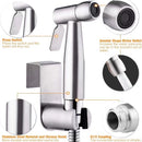 5 delige RVS Bidet Handdouche-Bidet Sproeier Set-Bidetkraan-