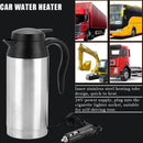 TDR - 750 ml auto waterkoker roestvrij staal 24 V sigarettenaansteker reiswaterkoker voor water en koffie
