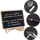 20stuks 10x7.5CM Stijlvolle Mini Tafel Krijtborden met Verwi