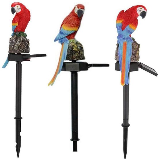 Zonne-energie Buitenlamp - Papegaai Fakkel