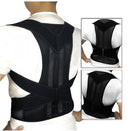 TDR - Houding Correctie Brace - Fysio - Postuur Corrector - Rug Band / Schouder Band - Brace voor rechte rug - Zwart - Maat M