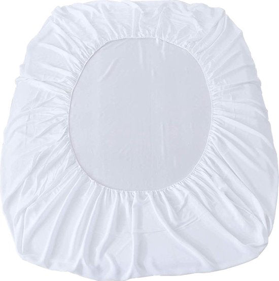 Matrashoes - Ademend & Antibacterieel - Waterdicht - Bescherm uw matras tegen vloeistoffen & allergieën 160x200x30 cm - Wit
