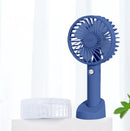 Draagbare USB Ventilator - Oplaadbaar - Diepzee Blauw