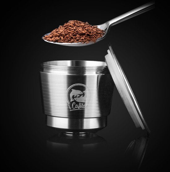5-delige RVS Nespresso Capsule Set met Tamper en Accessoires