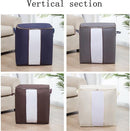 Set 4 Opbergtassen Oxford 62L - kleding/dekbed - grijs