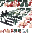 305 stuks Militaire Basisfiguren Set-soldaten speelgoed-Inclusief Militaire auto's, vliegtuigen , gebouwen en onderzeeboten