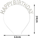 Merkloos Tiara-Sjerp 'Birthday Queen' Zilver