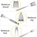 25-delige Roestvrijstalen Barbecue Gereedschapset met Tas