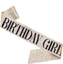 TDR - Verjaardag Sjerp en Tiara - Met text "Birthday  Girl "  goud
