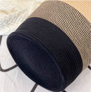 Katoentouw Opbergmand met Handvatten - 35 cm x 40 cm - Bruin