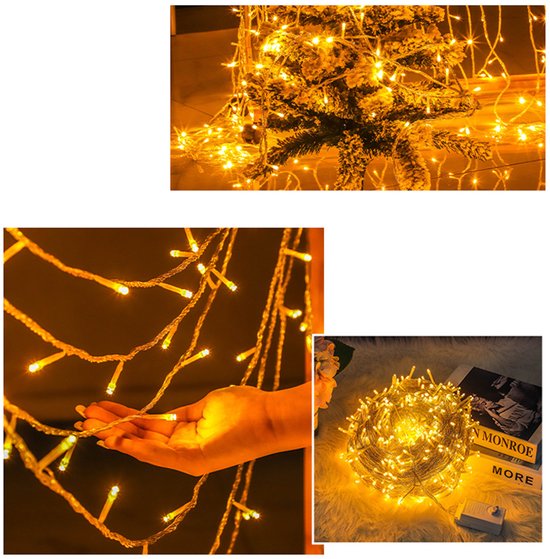 Lichtsnoer buiten 10 m - 80 warm-witte lampjes, USB